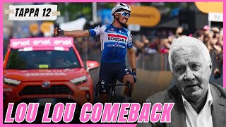 ALAPHILIPPE torna a vincere alla faccia di Lefever  Tappa 12 Giro dItalia 2024 con BERZIN [upl. by Loring453]