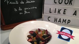 Fruits de saison à la coriandre en fleur [upl. by Savannah985]