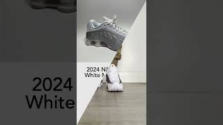 2024 Nike Shox R4 White Metallic Silver kixxstar [upl. by Holihs]