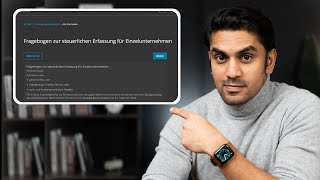 Fragebogen Zur Steuerlichen Erfassung with Elster  Step By Step English Tutorial [upl. by Aropizt518]