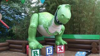 Tour of the Toy Story Playland area HD  Disneyland Paris [upl. by Keiko]