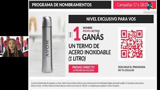 PROGRAMA DE NOMBRAMIENTOS CAMPAÑA 17 Y 18 AVON [upl. by Keung740]