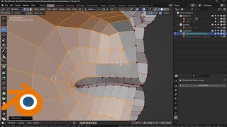 Blender WalkThrough Part 8 ATL Q Mesh Correction Rename [upl. by Eidahs489]