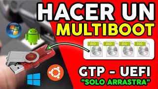 multiboot usb con ventoy  windows  linux android 2024 [upl. by Dahcir617]