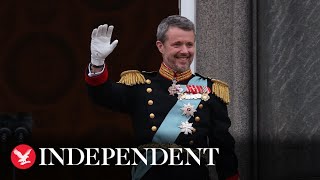 Watch again Denmarks Frederik becomes King as Queen Margrethe abdicates throne [upl. by Animaj]