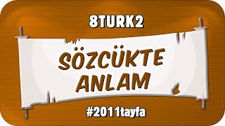 Sözcükte Anlam 📙 8TURK2 2025LGS [upl. by Yot846]