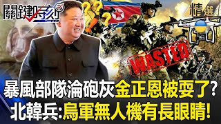 金正恩被普丁耍了「暴風部隊被當砲灰」來不及交火就團滅？！ 倖存北韓兵吐驚險時刻「烏軍無人機像長了眼睛」怎麼死的都不知道？！【關鍵時刻】劉寶傑 [upl. by Eanrahs]