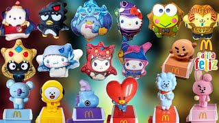 Mcdonalds Cajita Feliz YuGiOh y Hello Kitty  Cajita Feliz BT21 LAS 2 COLECCIONES COMPLETAS [upl. by Theodore]