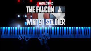 Falcon and the Winter Soldier  Main Theme Piano Cover  SHEETSSYNTHESIA [upl. by Rem9]