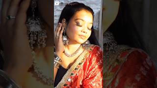 New look rajasthani look mpglamover trendingshorts makeup trendingvideo youtube [upl. by Ylrrad70]