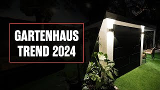 Der GartenTrend 2024 Verputzte Gartenhäuser massiv auf Maß gefertigt [upl. by Iridissa466]