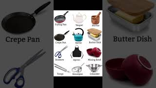 Unique kitchen pots and pans in English with images [upl. by Marjorie684]