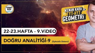 Doğru Analitiği9  GEOMETRİ KONU ANLATIMI 2024 Tayfa TYTAYT [upl. by Irim]