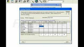 TCMS V2114Setting of Clocking Schedule Two [upl. by Niwdog]