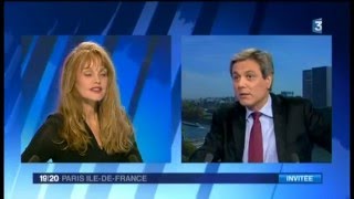 Arielle Dombasle  France 3  Interview pour Arielle Dombasle by Era 6 Juillet 2013 [upl. by Llenehc]