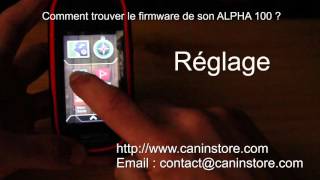 Connaître le firmware de son GARMIN ALPHA 100 [upl. by Atilrac]