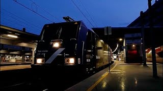 Parte il treno della buonanotte da Praga a Bruxelles il ritorno dei treni notturni in Europa [upl. by Silvan219]