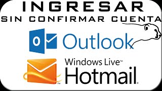 Ingresar a hotmail outlook sin confirmar cuenta 2015 [upl. by Ardnad492]