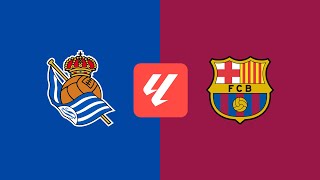 Real Sociedad vs FC Barcelona  Matchday 13  La Liga 202425  EAFC 25 Preview [upl. by Ike]