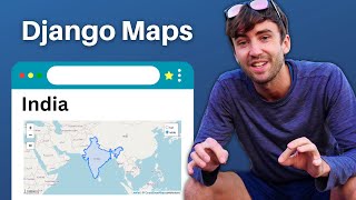 How to Display a Map with Leaflet on a Django Website [upl. by Nevs]