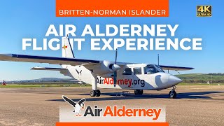 Air Alderney Experience Flight in a BrittenNorman Islander GBLNI • Brighton City Airport [upl. by Manard]