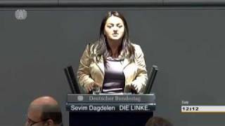 Sevim Dagdelen DIE LINKE Nein zum neuen FinanzmafiaRettungspaket [upl. by Gilbertina729]