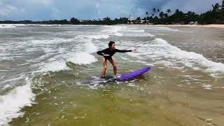 Surfing at Kai  Weligama  Sri Lanka [upl. by Neeleuqcaj]