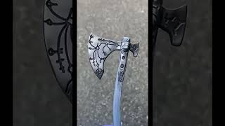 3D printed Leviathan Axe into SHINING metal godofwar [upl. by Ahsiled114]