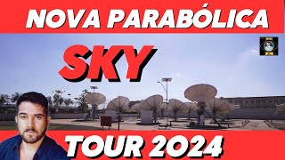 NOVA PARABÓLICA DA SKY O QUE É COMO ESTÁ EM 2024 TV DE GRAÇA [upl. by Llerud]