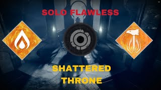 Solo Flawless Shattered Throne dungeon in destiny 2 Episode Revenant Act I [upl. by Arvind]