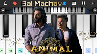 Nanna Nuv Naa Pranam Piano from Animal Movie Papa Meri Jaan Piano šˇ¹ ranbirkapoor rashmika animal [upl. by Nnauol]