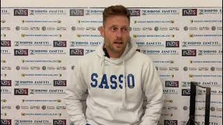 SASSO MARCONI 1 IMOLESE 1 SMC INTERVISTA MISTER PEDRELLI A FINE MATCH [upl. by Einre]