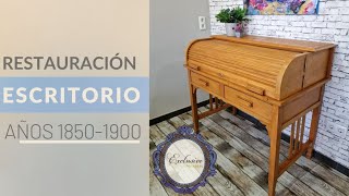 RESTAURACIÓN MUEBLE ANTIGUO con carcoma Años 18501900 [upl. by Materse]