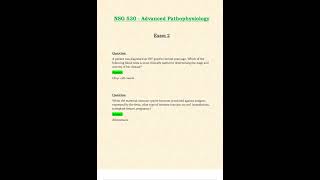 NSG530 NSG 530 EXAM 2 LATEST 2024 2025 ADVANCED PATHOPHYSIOLOGY QUESTIONS AND VERIFIED ANSWERS 100 C [upl. by Aurora]