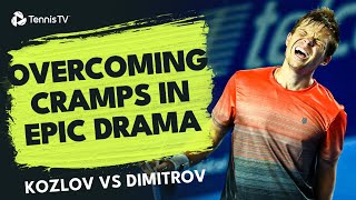 INSANE Grigor Dimitrov vs Stefan Kozlov Drama  Acapulco 2022 Extended Highlights [upl. by Ogeid]