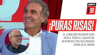 Oscar Ruggeri hizo que todos explotaran de risa con sus manías ¡para ir al baño [upl. by Inanaup]