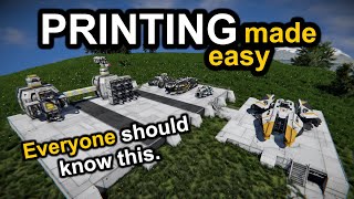 Printing Made Easy Space Engineers Tutorial [upl. by Eamon]