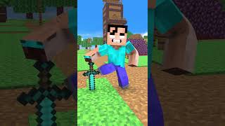 Try to defeat me Steven Transform in Minecraft funny shorts [upl. by Ahsineg517]