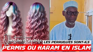 IMAM MADOU KONÉ  LES PERRUQUES POUR LES FEMMES SONTILS PERMIS OU HARAM DANS LISLAM [upl. by Sutit]