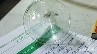 experiment sublimation of phthalic acid [upl. by Anwahsal849]