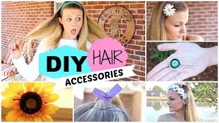 Quick and Easy DIY Hair Accessories ✂︎ [upl. by Tehc]