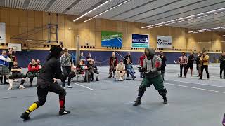 Albion Cup 2024 Open Longsword A Finals  Jamie MacIver vs Miro Lahtela [upl. by Ennahtur539]