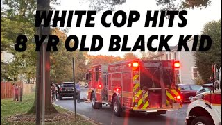 White Cop Hits 8 Year Old Black Kid amazondeliverydriver accident survival [upl. by Initsed]