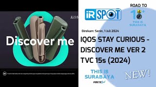 IQOS  Stay Curious ver2 TVC 15s 2024 [upl. by Akcirderf381]