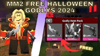 How To Get FREE GODLYS In MM2 HALLOWEEN UPDATE 2024 WORKING CODES 2024  Roblox Murder Mystery 2 [upl. by Abra]