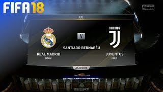 FIFA 18  Real Madrid vs Juventus  Estadio Santiago Bernabéu [upl. by Hankins]