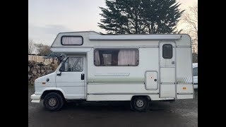 1990 ELDDIS MOTORHOME CAMPER H257BND SPARES OR REPAIR EBAY AUCTION NO RESERVE [upl. by Barlow950]