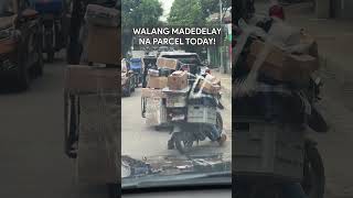 WALA Talagang Madedelay na Parcel shorts motorcyclerider shopee [upl. by Amol]