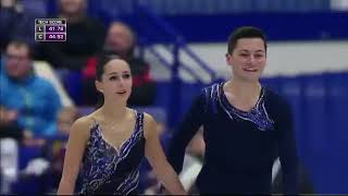 Lilah Fear and Lewis Gibson  European Championships 2017 FD [upl. by Annabal]