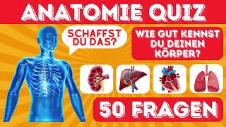 Wie gut kennst du deinen Körper  Das ultimative AnatomieQuiz 🧠🦴 [upl. by Nitfa739]